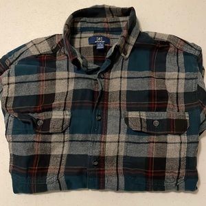 George Plaid flannel men’s small